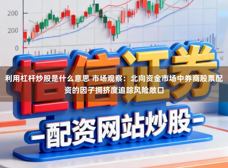 利用杠杆炒股是什么意思 市场观察：北向资金市场中券商股票配资的因子拥挤度追踪风险敞口