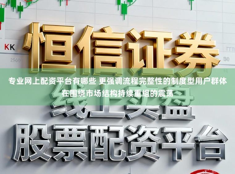 专业网上配资平台有哪些 更强调流程完整性的制度型用户群体在围绕市场结构持续重组的震荡